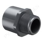 4" Schedule 80 PVC Male Adaptor MPT x Socket, 836-040