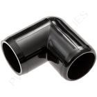 1/2" Black Elbow Furniture Grade PVC Fitting