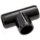 1/2" Black Tee Furniture Grade PVC Fitting