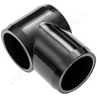 1/2" Black T-L Slip Tee Furniture Grade PVC Fitting
