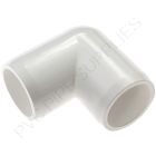 1/2" White Elbow Furniture Grade PVC Fitting
