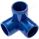 1" Blue 3-Way Furniture Grade PVC Fitting