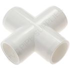 1" White Cross Furniture Grade PVC Fitting