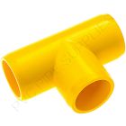 1" Yellow Tee Furniture Grade PVC Fitting
