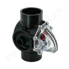 2" AcuFlow Flow Meter with CPVC Valve Body and Check Valve (10-110 GPM)