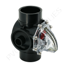 2-1/2" AcuFlow Flow Meter with CPVC Valve Body and Check Valve (10-110 GPM)