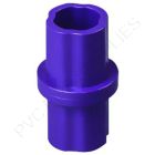 1 1/4" Purple Internal Coupling Sch 40 Furniture Grade PVC Fitting