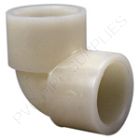 3/4" Natural Kynar PVDF 90 Elbow, 4806-007