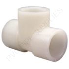 3/4" Natural Kynar PVDF Tee, 4801-007