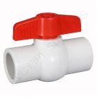 2" PVC Compact Ball Valve White Socket, 1020WS