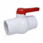 3" PVC Compact Ball Valve White Socket, 1030WS