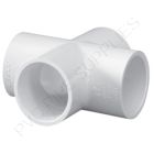 4" Schedule 40 PVC Cross Socket, 420-040