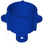 1 1/4" Blue Table Cap Furniture Grade PVC Fitting