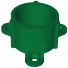 1" Green Table Cap Furniture Grade PVC Fitting