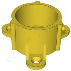 1" Yellow Table Cap Furniture Grade PVC Fitting