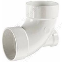 3" x 2" DWV 1/4 Bend w/ Heel H x H x H Fitting, D303-338