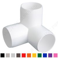 1/2" 3-Way Furniture Grade PVC Fitting