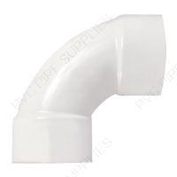 2 1/2" PVC Schedule 40 Sweep 90 Elbow Socket, 406-025S