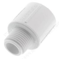 1/2" x 3/4" Schedule 40 PVC Male Adaptor MPT x Socket, 436-074