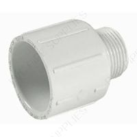 3/4" x 1" Schedule 40 PVC Male Adapter MPT x Socket, 436-102