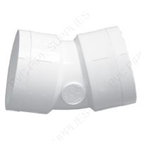4" Schedule 40 PVC 22 Elbow Socket, 465-040