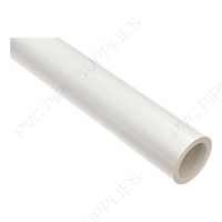 1" x 10' Schedule 40 White Furniture PVC Pipe