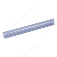 1" x 5' Schedule 40 Clear PVC Pipe