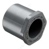 1" x 3/4" Schedule 80 PVC Reducer Bushing Spigot x Socket, 837-131