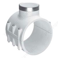 6" x 4" PVC Clamp Saddle SOC Buna Zinc Bolt, 466-532