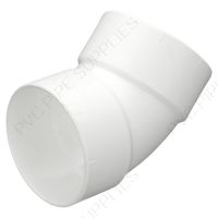 16" Spears Schedule 40 PVC 45 Degree Elbow, 3717-160
