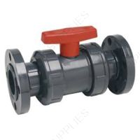 8" Spears PVC True Union Industrial Ball Valve with Flanged Ends