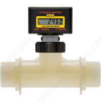 2" MPT Paddlewheel Flow Meter with Molded In-Line Body (40-400 LPM), RB-200MI-LPM3