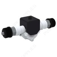 1/8" FTP Micro-Flo Paddlewheel Flow Meter with Flow Rate and Totalizing (11.1-110.9 GPH), FV1-601-5V