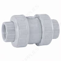 3" CPVC Ball Check Valve Gray Threaded - 27395