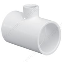10" x 10" x 6" Class 125 PVC Tee Socket, C601-626