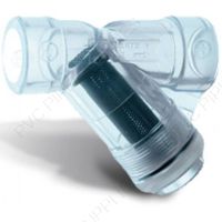 1 1/4" Clear PVC Y Strainer, Hayward, YS00125S