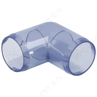 1" Clear Elbow Furniture Grade PVC Fitting
