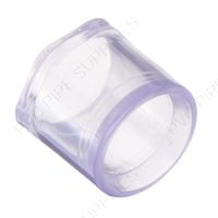 4" x 3" Clear PVC Reducer Bushing Spigot x Socket, 437-422L