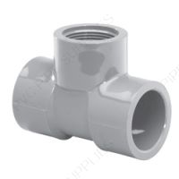 1" Schedule 80 CPVC Tee Socket x Socket x Thread, 9802-010