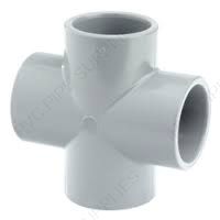 4" Schedule 80 CPVC Cross, 820-040C