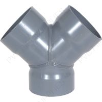 12" CPVC Duct True Wye, 1834-TY-12