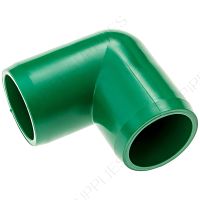 1/2" Green Elbow Furniture Grade PVC Fitting