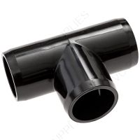 1" Black Tee Furniture Grade PVC Fitting