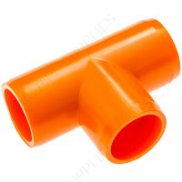 1" Orange Tee Furniture Grade PVC Fitting