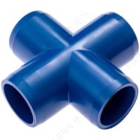 1 1/4" Blue Cross Furniture Grade PVC Fitting