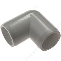 1 1/4" Gray Elbow Furniture Grade PVC Fitting