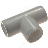 1 1/4" Gray Tee Furniture Grade PVC Fitting