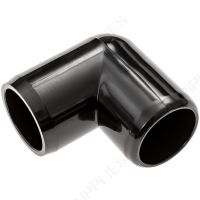1 1/2" Black Elbow Furniture Grade PVC Fitting