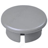 1 1/4" Gray Dome Cap Furniture Grade PVC Fitting