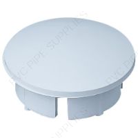 1 1/4" White Dome Cap Furniture Grade PVC Fitting